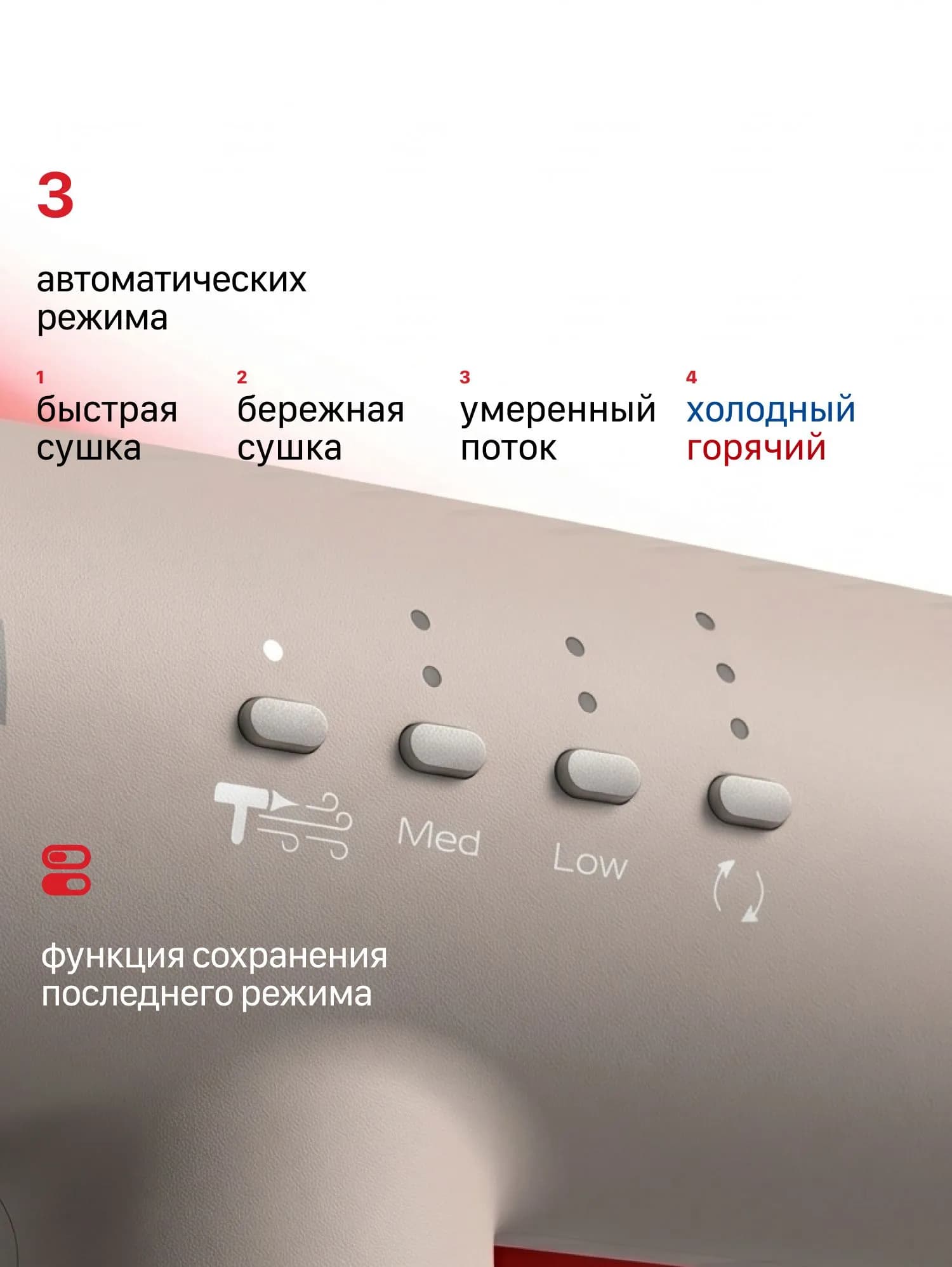 Управление феном стайлером Yamaguchi Hair Styler