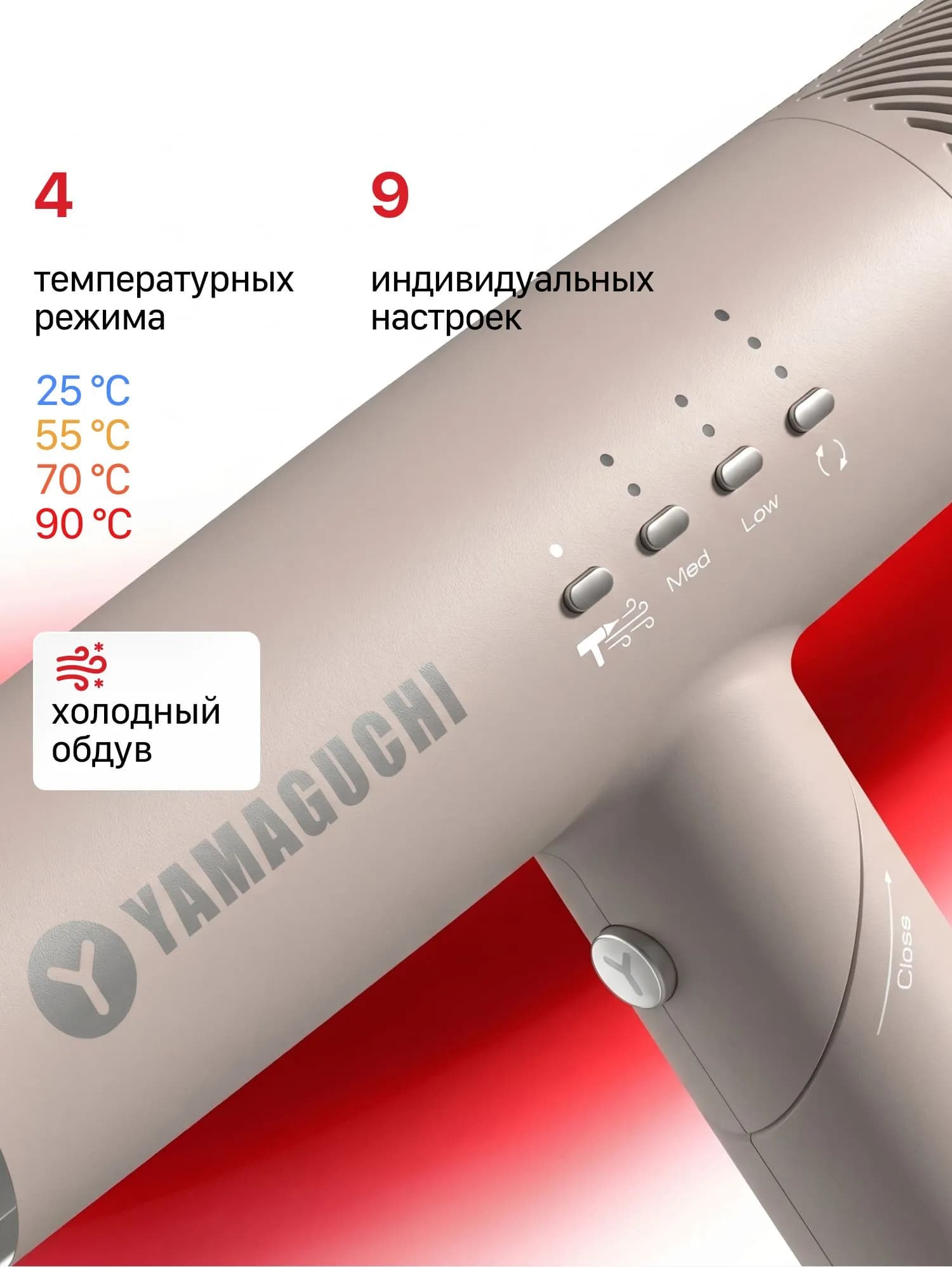 Температурные режимы Yamaguchi Hair Styler